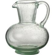 J-line - Karaf Bol Glas Watergroen - 16.5x15x21cm