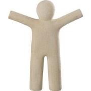 J-line - P'tit Maurice Ruw Finish Poly Beige Large - 33.5x7x41.5cm