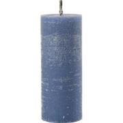 J-line - Buitenkaars Pilaar Paraffine Blauw Large-45uren - 25x10x10cm