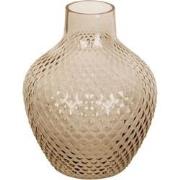 Present Time Vase Delight Glass Large Sand Brown