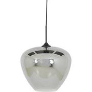 Light&living Hanglamp Ø40x34 cm MAYSON smoke glas-mat zwart