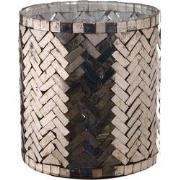 PTMD Aleksi Copper glass mosaic stormlight round S