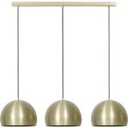 Light&living Hanglamp 3L 120x33x25 cm JAICEY mat goud