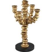 PTMD Reflo Gold poly candleholder for multiple candles