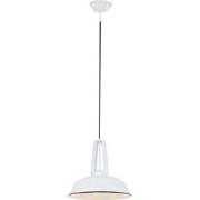 Mexlite hanglamp Eden - wit - metaal - 42 cm - E27 fitting - 7704W