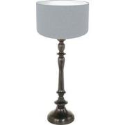 Anne Lighting tafellamp Bois - zwart - hout - 30 cm - E27 fitting - 39...