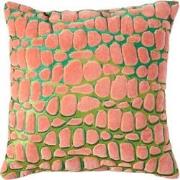 Light&living Kussen 45x45 cm TOMBA groen+koraal