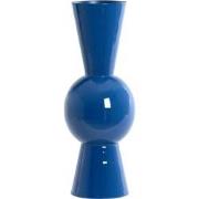 Light&living Vaas deco Ø25x60 cm CHEDI glans kobalt blauw