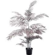 Light&living Ornament in pot 145x135x135 cm PALM metallic grijs