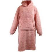 Unique Living - Hoodie Teddy old Pink -70x110cm