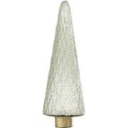 J-line - Kerstboom Goud Voet Glas Transparant Large - 14x14x39cm