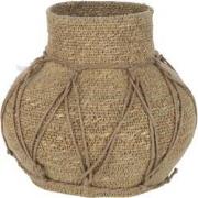 J-line - Pot Marie Zeegras Naturel - 21x21x21cm