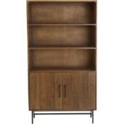 Light&living Kast 100x40x180 cm DUBAKU hout donker bruin