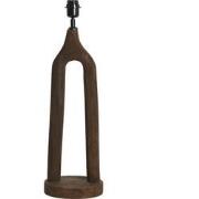 Light&living Lampvoet Ø20x55 cm XITTA hout mat donker bruin