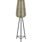 Light&living Vloerlamp driepoot Ø37x147 cm ADETA goud+mat zwart