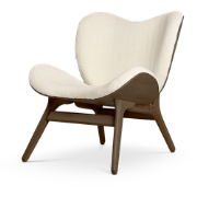 A Conversation Piece houten fauteuil donker eiken - Teddy White