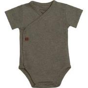 Baby's Only Rompertje Melange - Khaki - 50 - 100% ecologisch katoen