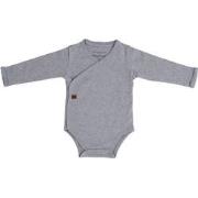 Baby's Only Rompertje lange mouw Melange - Grijs - 56 - 100% ecologisc...