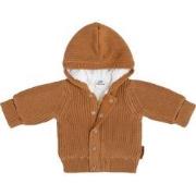 Baby's Only Vestje met capuchon teddy Soul - Caramel - 80 - 100% ecolo...