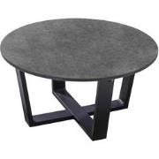 Teeburu coffee table 60x31cm. alu black/concrete