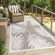 Tapijtenloods Sun In- & Outdoor Vloerkleed Laagpolig Beige- 200x200 CM