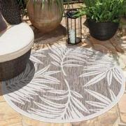 Tapijtenloods Sun In- & Outdoor Vloerkleed Laagpolig Beige- 160 CM RON...