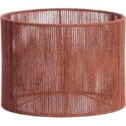 Light&living Kap cilinder 25-25-18 cm TOSSA jute steenrood