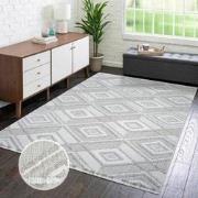 Tapijtenloods Vloerkleed Lindo Modern Woonkamer Beige Laagpolig- 160x2...