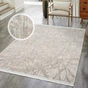 Clasico Vloerkleed Woonkamer Laagpolig Beige Tapijt- 200x290 CM