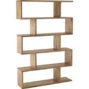 J-line - Boekenkast Verticaal Latten Mango Hout Naturel - 120x30x180cm