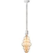 Home sweet home hanglamp Leonardo wit Cloud - amber