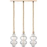 Home sweet home touw hanglamp Leonardo 3L Diabolo - helder