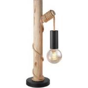 Landelijke tafellamp Maritime - 21/21/55cm - bedlampje - Hout - geschi...