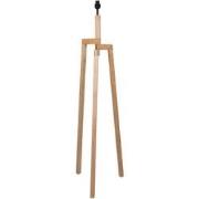 Mexlite vloerlamp Sabi - naturel - hout - 52 cm - E27 fitting - 3408BE