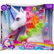 Decopatent® Speelgoed Unicorn Kaphoofd - Sminkpop voor Kinderen - Pop ...