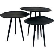 Oist Design Giulia set of 3 Coffee Tables - Aluminium Black