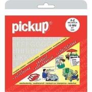 Pick plakletters a-z helvetica wit 10mm