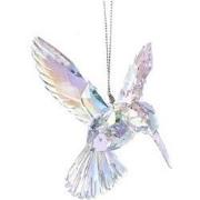 Clear/Iridescent Hummingbird 4 Inch