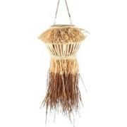 Lantaarn hang raffia naturel, 22x60 cm