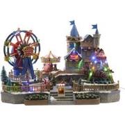 LED kermis 56,5x35x38 cm wit/multi