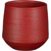 Evora pot rond d.rood h15xd16cm