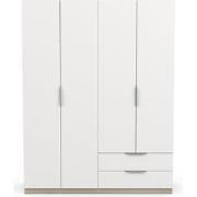 Kast met 4 deuren en 2 laden Ghost - L157,3 cm