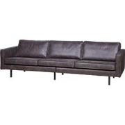 BePureHome Rodeo 3-Zitsbank - Eco-leder - Zwart - 85x277x86