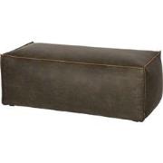 BePureHome Rodeo Poef - Eco-leder - Army - 43x120x60