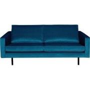 BePureHome Rodeo 2,5-Zitsbank - Velvet - Blauw - 85x190x86