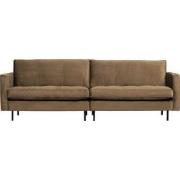 BePureHome Rodeo Classic 3-Zitsbank - Velvet - Taupe - 83x275x88