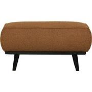 BePureHome Statement Hocker - Bouclé - Butter - 40x80x55