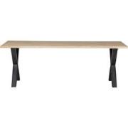 WOOOD Tablo Boomstam Tafel met Alkmaar Poot - Eiken - 75x220x90