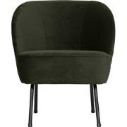 BePureHome Vogue Fauteuil - Fluweel - Donkergroen - 69x57x70