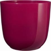 Tusca pot rond fuchsia h11xd12cm